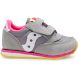 Kids' Saucony Baby Jazz Hook & Loop Sneakers Grey / Pink | Singapore 709UZGT